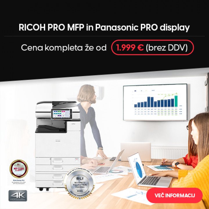 RICOH PRO MFP in Panasonic PRO Display
